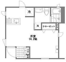 ラ・ルーナ ワンルームの間取図画像