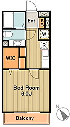 サニーコート 1Kの間取図画像