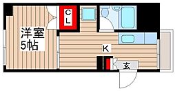 アーバンコート 1Kの間取図画像