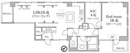 BLANVOAGEHIROO 1LDKの間取図画像