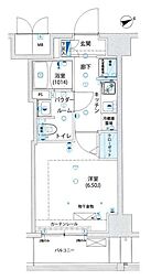 LEXE川崎塚越 1Kの間取図画像