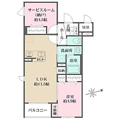 物件の間取り