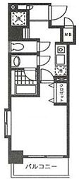 ロンスリーイースト 1Kの間取図画像