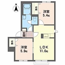 ディアス造道 202 ｜ 青森県青森市造道２丁目3-12（賃貸アパート2LDK・2階・50.20㎡） その2