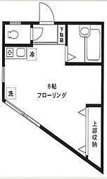 DRホームズ上石神井 ワンルームの間取図画像