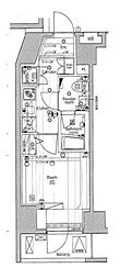 PREMIUMCUBEG渋谷神南 1Kの間取図画像