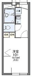 レオパレスCOSMOB 1Kの間取図画像