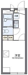 レオパレスルミエール 1Kの間取図画像
