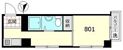 両国武蔵野マンション 1Kの間取図画像