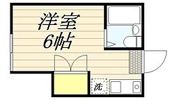 アルペジオ多摩 ワンルームの間取図画像