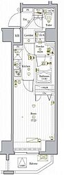 PREMIUMCUBEG駒沢大学 1Kの間取図画像