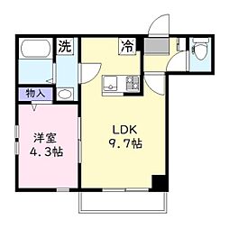 仮)Best stageふじみ野西4丁目I 1LDKの間取図画像