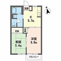 エバーグリーン　Ｃ 202 ｜ 岩手県北上市町分2-311-1（賃貸アパート2K・2階・40.00㎡） その2