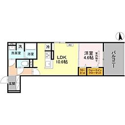 間取図画像 1LDK