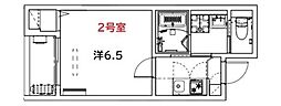 le de la Main Elevee higashiurawa 1Kの間取図画像