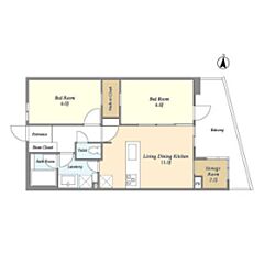 物件の間取り