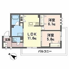 物件の間取り