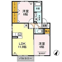 物件の間取り