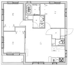 ArtHabio新百合山手 2SLDKの間取図画像