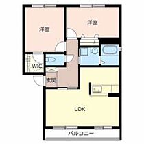 フルール櫟本Ｂ  ｜ 奈良県天理市櫟本町（賃貸アパート2LDK・2階・57.40㎡） その2