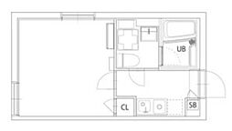 CITY WALK下板橋 5階1Kの間取り