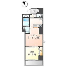 仮)南砂3丁目店舗マンション新築工事 1LDKの間取図画像
