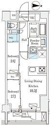 アークマーク新宿西落合 2LDKの間取図画像
