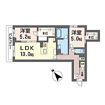 ドメイン24 00106 ｜ 千葉県流山市おおたかの森西２丁目18-9（賃貸マンション2LDK・1階・66.84㎡） その2