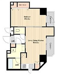 プライムアーバン板橋区役所前 1LDKの間取図画像