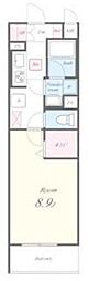 ALBAmaison 明大前 1Kの間取図画像