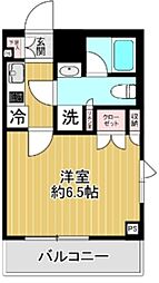 ルーブル横濱南太田 3階1Kの間取り