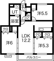 物件の間取り