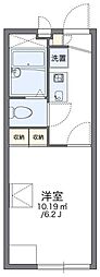 レオパレスペイサージュ 1Kの間取図画像