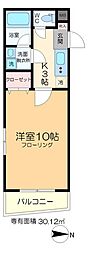 エスパシオ 1Kの間取図画像
