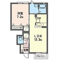 レジェンド・ヤマト新栃木Ａ 00102 ｜ 栃木県栃木市日ノ出町7-39（賃貸アパート1LDK・1階・45.50㎡） その2