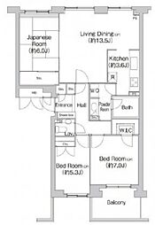 パティオス12番街 3LDKの間取図画像
