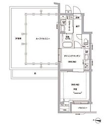 RELUXIA方南町II 1DKの間取図画像