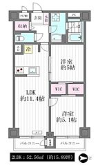 物件の間取り