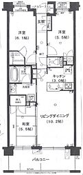 アンビシャス久米川 3LDKの間取図画像