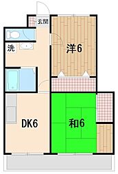 間取図画像 2DK