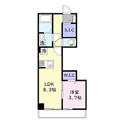 仮)Best stageふじみ野西4丁目I 1LDKの間取図画像