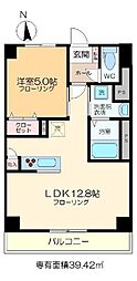グレースヒル 1LDKの間取図画像