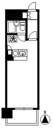 ライオンズプラザ淵野辺 ワンルームの間取図画像
