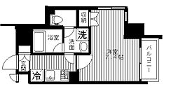 セリーズ門前仲町 1Kの間取図画像