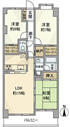 ソフィア西台 3LDKの間取図画像