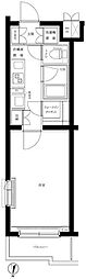 ルーブル西蒲田参番館 1Kの間取図画像