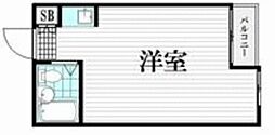 ハイシティ笹塚 ワンルームの間取図画像