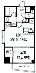 日神デュオステージ浅草 1LDKの間取図画像