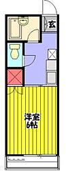 コーポSAM 1Kの間取図画像