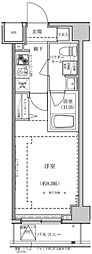 パティーナ東武練馬 1Kの間取図画像
